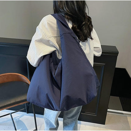 Women Slouchy Hobo Bag - Large Nylon Shoulder Crossbody Tote Handbag