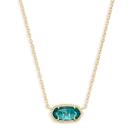 Kendra Scott Elisa Pendant Necklace - 14k Gold Plated Delicate Fashion Jewelry for Women