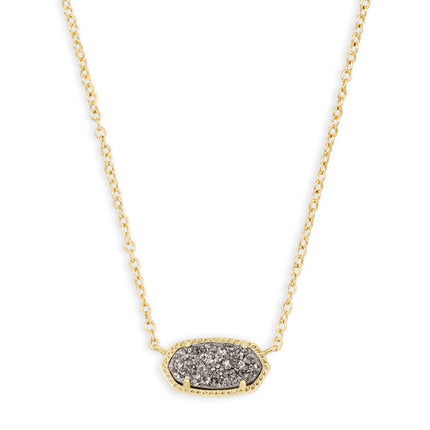 Kendra Scott Elisa Pendant Necklace - 14k Gold Plated Delicate Fashion Jewelry for Women