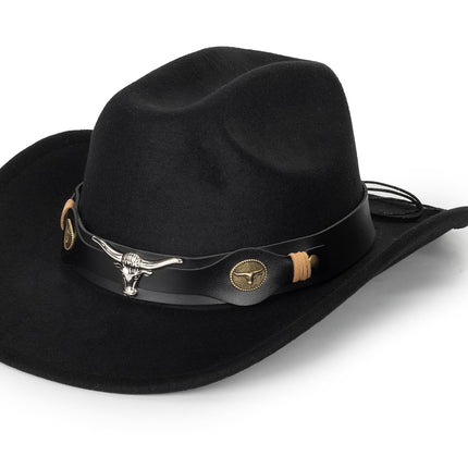 Women's Western Rhinestone Cowboy Hat - Bling Diamond Band Rodeo Fedora