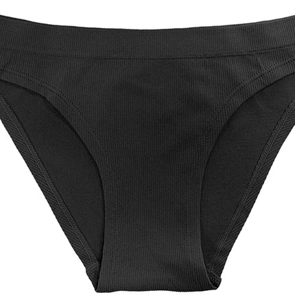Seamless Ribbed Tag Free Bikini - Buy More Save More