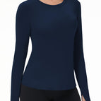 Small / Thumb Hole: Deep Sea Blue