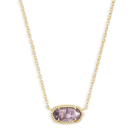 Kendra Scott Elisa Pendant Necklace - 14k Gold Plated Delicate Fashion Jewelry for Women