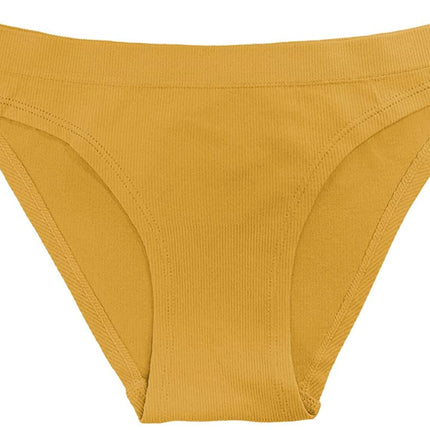 Seamless Ribbed Tag Free Bikini - Buy More Save More