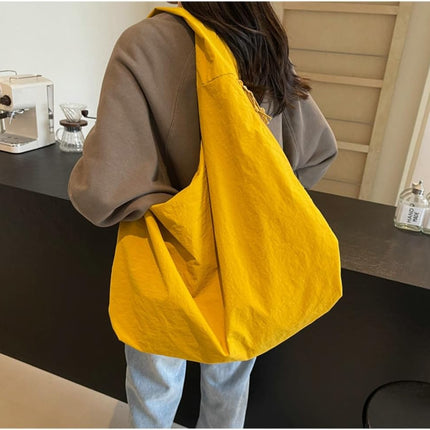 Women Slouchy Hobo Bag - Large Nylon Shoulder Crossbody Tote Handbag