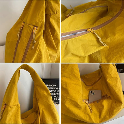 Women Slouchy Hobo Bag - Large Nylon Shoulder Crossbody Tote Handbag