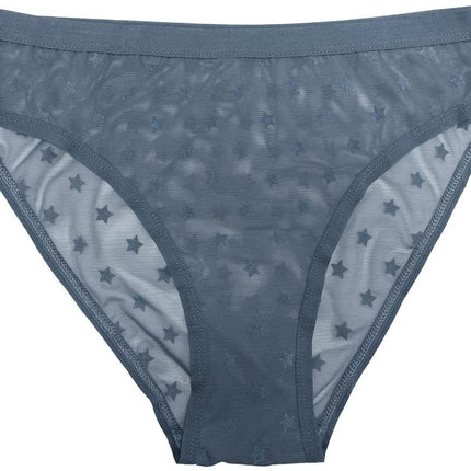 Star Mesh High Leg  Bikini