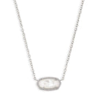 RHODIUM - white MOTHER OF PEARL