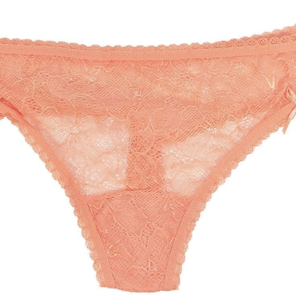 Lace Thong with Bows