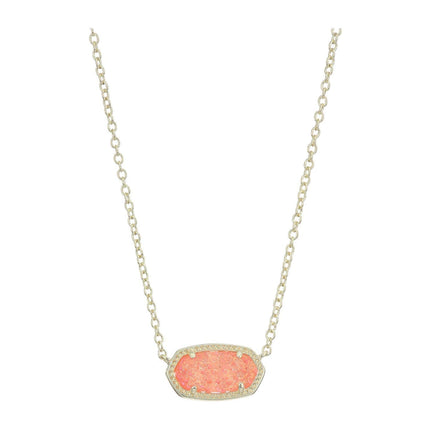 Kendra Scott Elisa Pendant Necklace - 14k Gold Plated Delicate Fashion Jewelry for Women