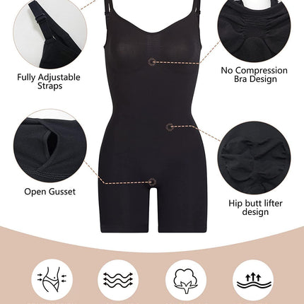 Women's Shapewear Bodysuit Tummy Control Seamless Body Shaper