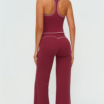 The Amara Crop Top Flared Leggings 2-Piece Set