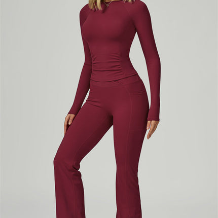 The FlexFit Active Top Flared Leggings 2-Piece Set