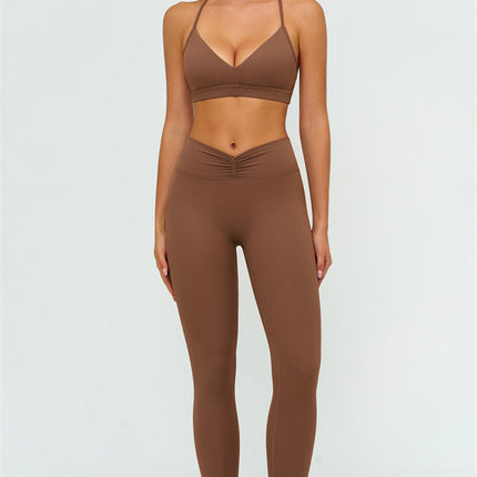 The Lushness Y-Back Sports Bra Leggings 2-Piece Set