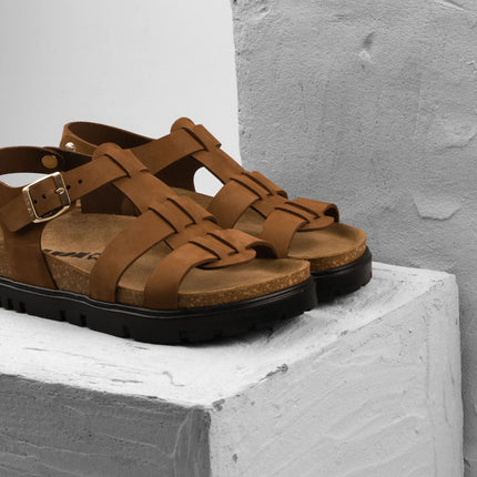 Roma by LEON– Women’s Platform Fisherman Style Sandal- Cushioned Footbed & Chunky Sole