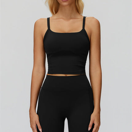 The Fyra Crop Tank Flared Leggings 2-Piece Set
