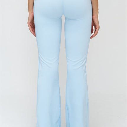 The BoldFit Crop Top Flared Leggings 2-Piece Set