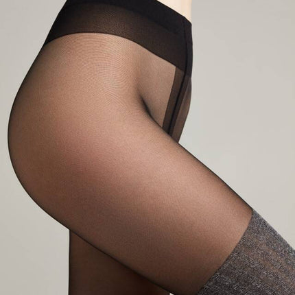 Conte Demi 60 Den - Fantasy Opaque Women's Tights with Imitation Mélange Golfs (13С-71СП)
