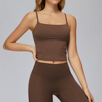 The FlexCore Crop Tank Capri Leggings 2-Piece Set