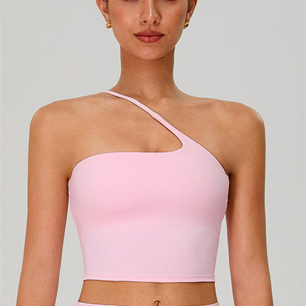 The Jewel One-Shoulder Crop Top