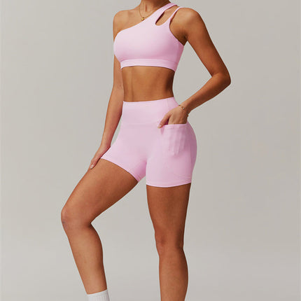 The Blissful Rose Sports Bra Shorts 2-Piece Set