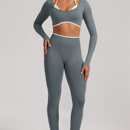 The Elevate Long Sleeve Crop top