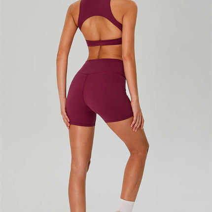 The Jewel Crop Top Crossover Shorts 2-Piece Set