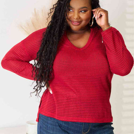 Culture Code Full Size Wide Notch Relax Women Top