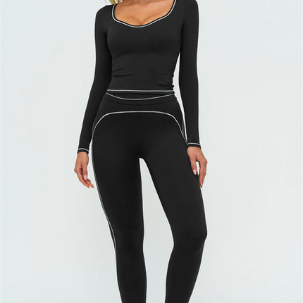 The Amara Long Sleeve T-shirt Leggings 2-Piece Set