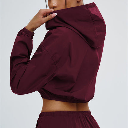 The Svelte UV protection Crop Hoodie