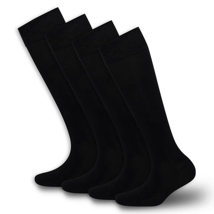 Women’s Bamboo Knee-High Socks 4-Pack – Soft & Breathable