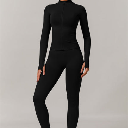 The Nova Luxe Jacket Sports Bra Leggings 3-Piece Set