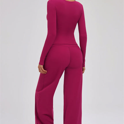 The Twirl Long Sleeve T-shirt New Straight Leg Pants 2-Piece Set