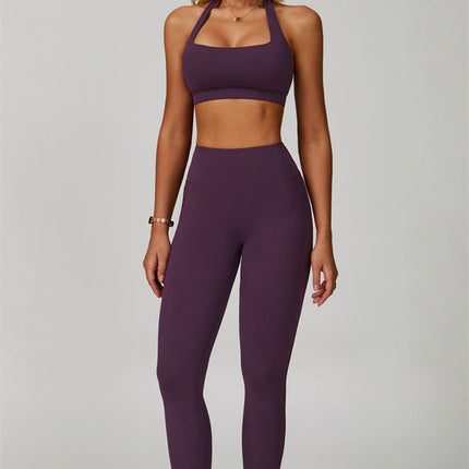 The Bold Halter Sports Bra Leggings 2-Piece Set
