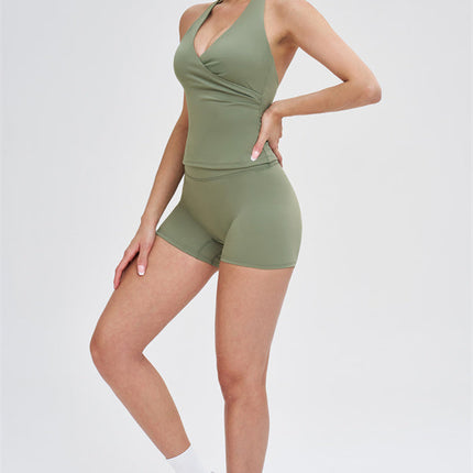 The Stride Crop Top Isabella Shorts 2-Piece Set