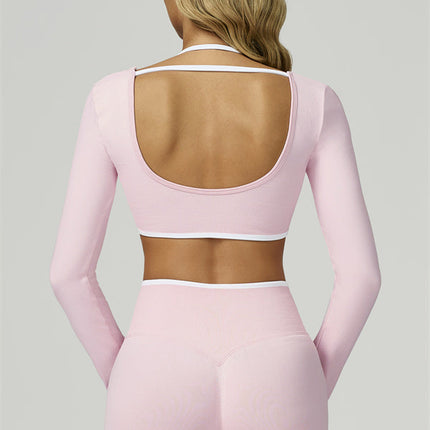 The Prime Line Long Sleeve Crop Top