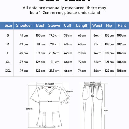 MJ V-Neck Holder Scrub Top (Unisex)