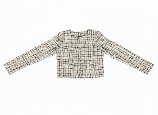 AA Black, white and gold Tweed Jacket