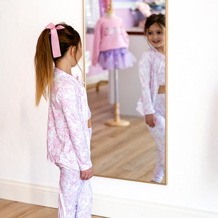 LuxeBloom Legging - Pretty in Pink