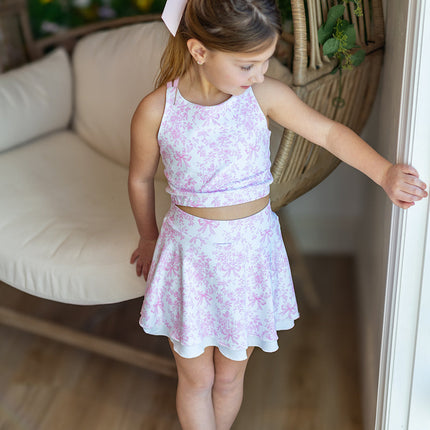 LuxeBloom Longline Tank - Pretty in Pink