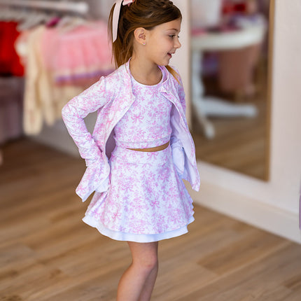 LuxeBloom Skort - Pretty in Pink