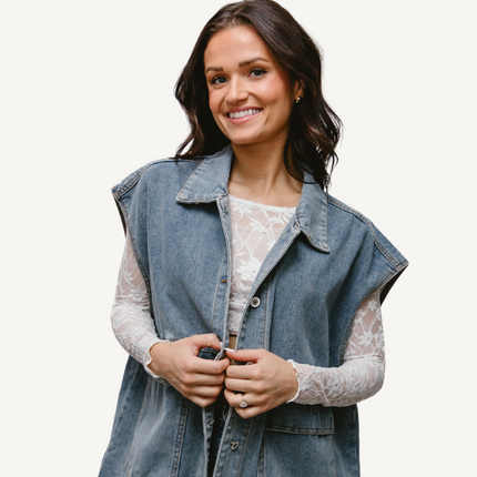 Full Lace Long-Sleeved Halftee