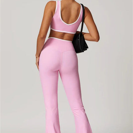 The Stamina Sports Bra Flared Leggings 2-Piece Set
