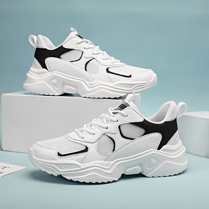Men's Fashion Platform Sneakers - Casual Athletic Shoes