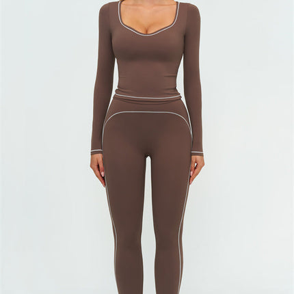 The Amara Long Sleeve T-shirt Leggings 2-Piece Set