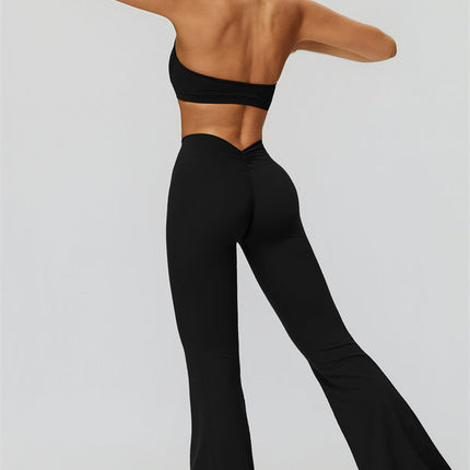 The Fyra Sports Bra Flared Leggings 2-Piece Set