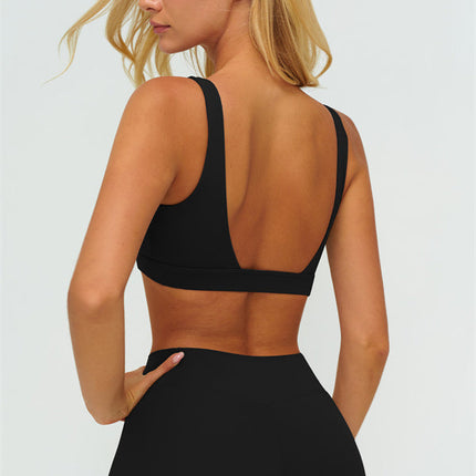 The Lushness V-Back Sports Bra Shorts 2-Piece Set