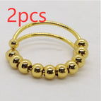 Gold / Stainless steel A style / 2PCS