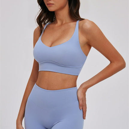 The Kinetic Cross Back Sports Bra