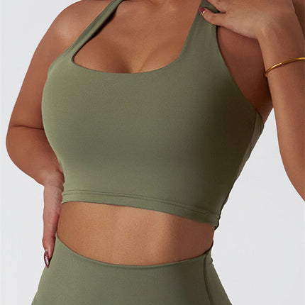 The Seraphine Halter Crop Top